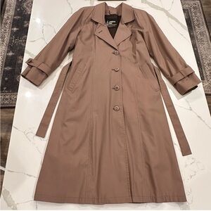 London Fog Women's Tan Trench Coat